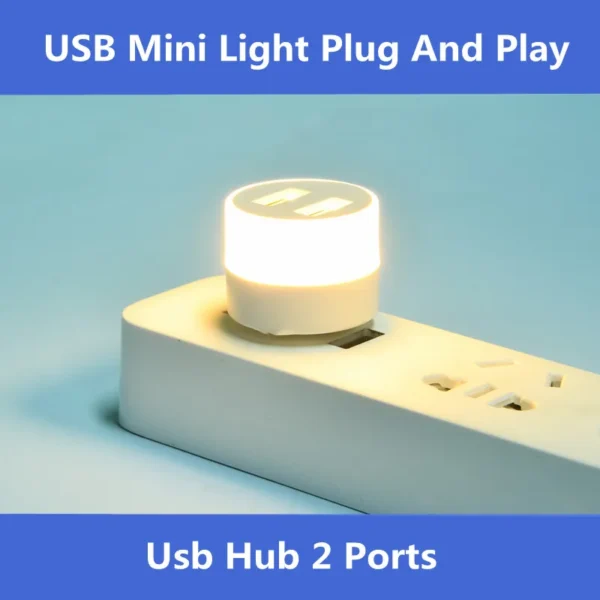 Usb Hub 2Ports with LED Lighting - Image 3