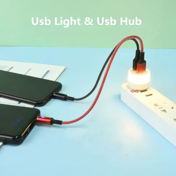 Usb Hub 2Ports with LED Lighting - Image 5